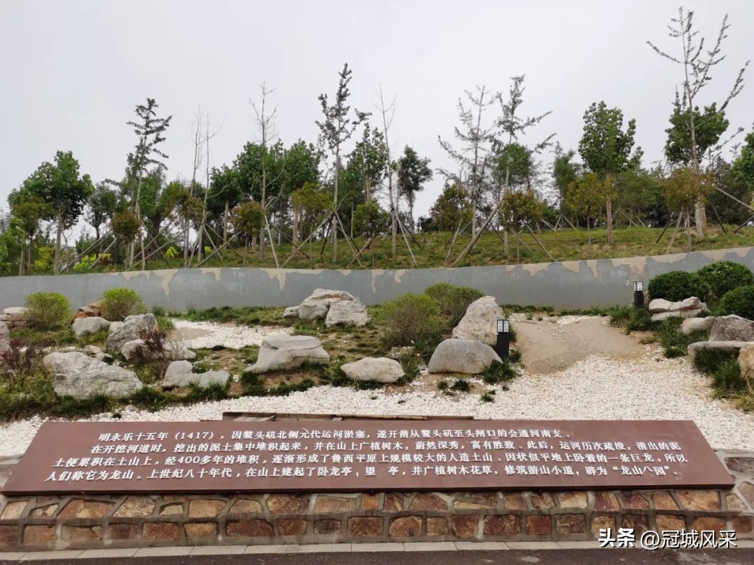 临清龙山公园最新进展,游临清公园