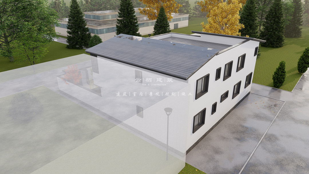 现代隐居别墅设计,别墅设计现代风四合院