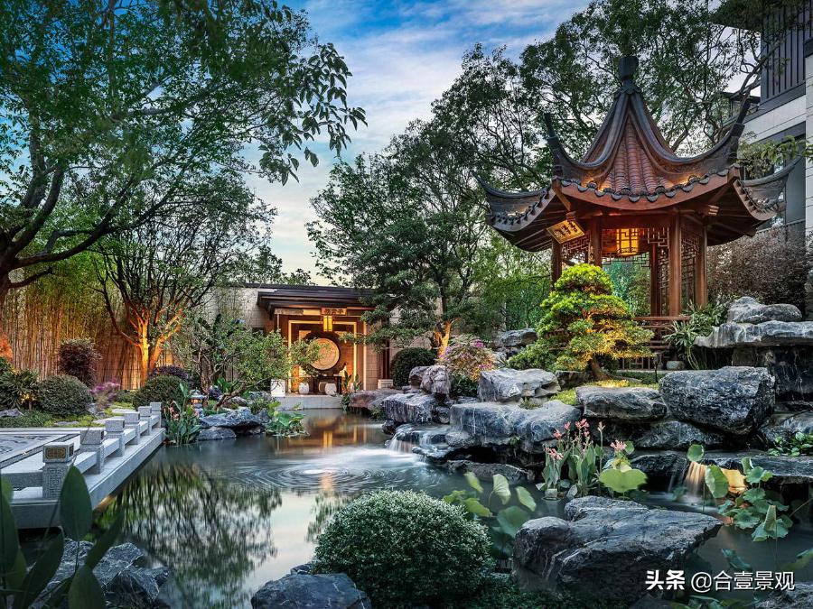 庭院设计带亭子,庭院设计木亭子