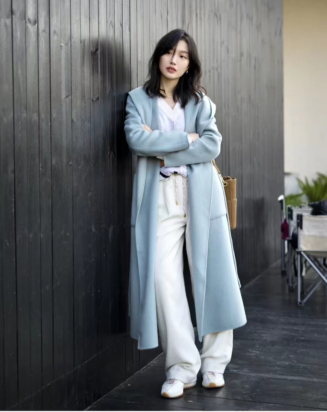 19套长款大衣内搭推荐,层次分明显高显瘦