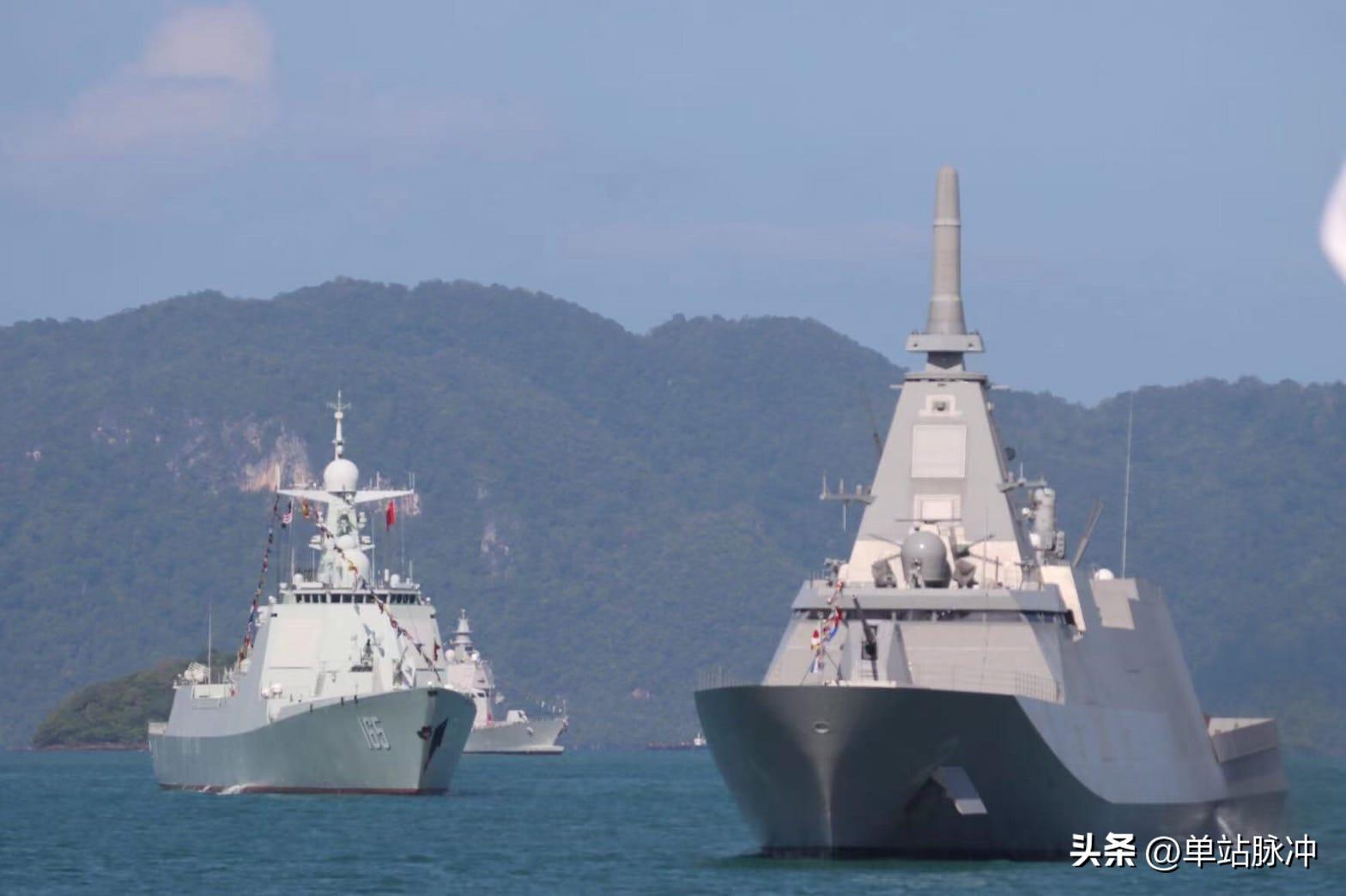 052d和日本护卫舰,052d驱逐舰高清细节图观赏