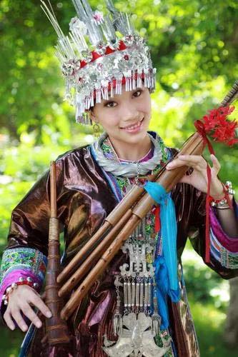 壮族美女素材,壮族美女