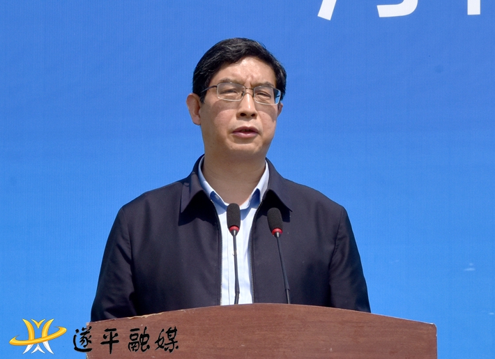 全省第四期“三个一批”项目建设活动河南惠强新能源材料科技股份有限公司新材料产业园二期项目开工仪式举行