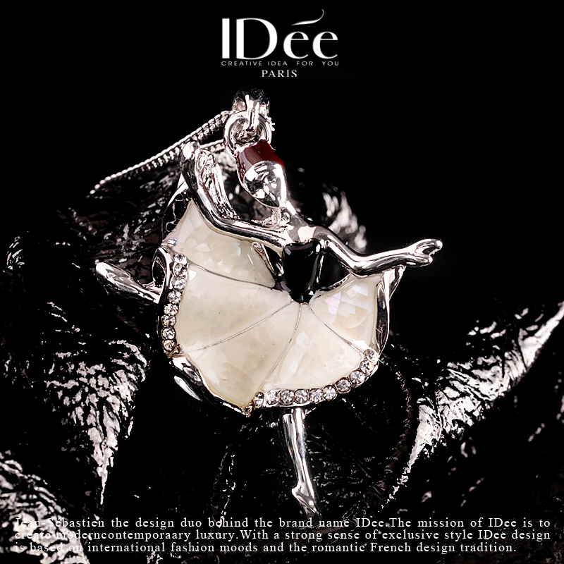 翩翩起舞——IDee芭蕾女孩项链气质锁骨链浪漫礼物