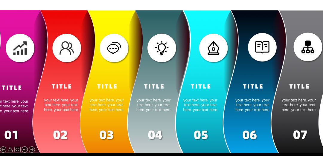 波浪线卡片,卡纸波浪线