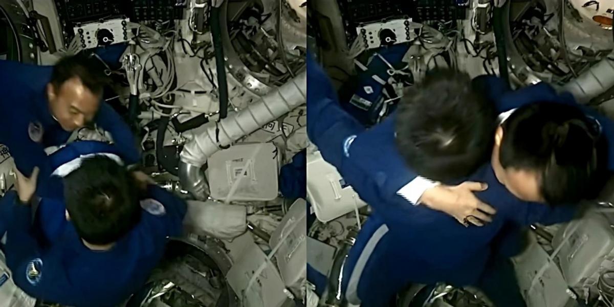 外国人看中国6名航天员会师太空,航天员登陆月球火星