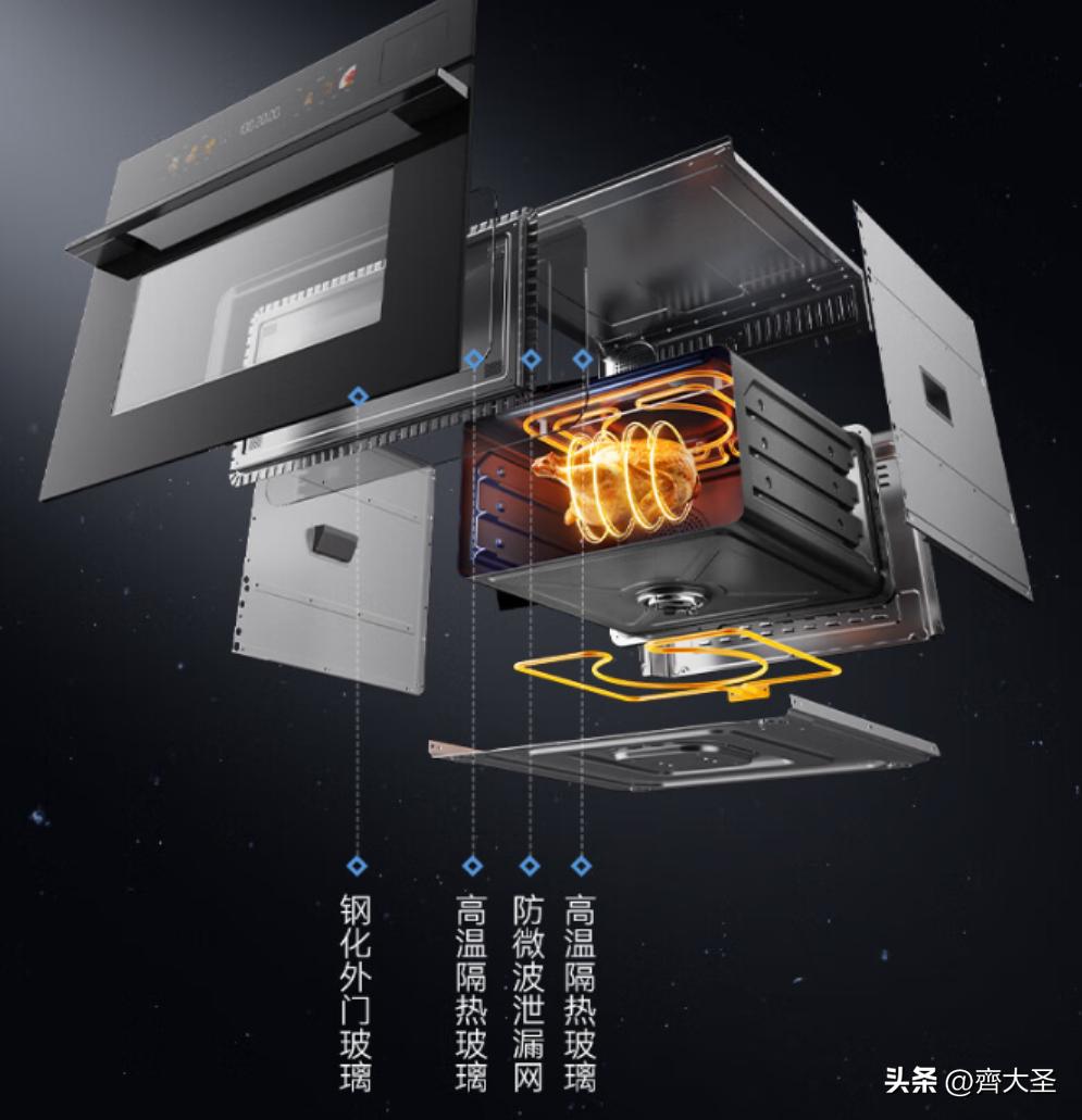 美的微霸R6微蒸烤炸一体机测评,微蒸烤一体机美的r6