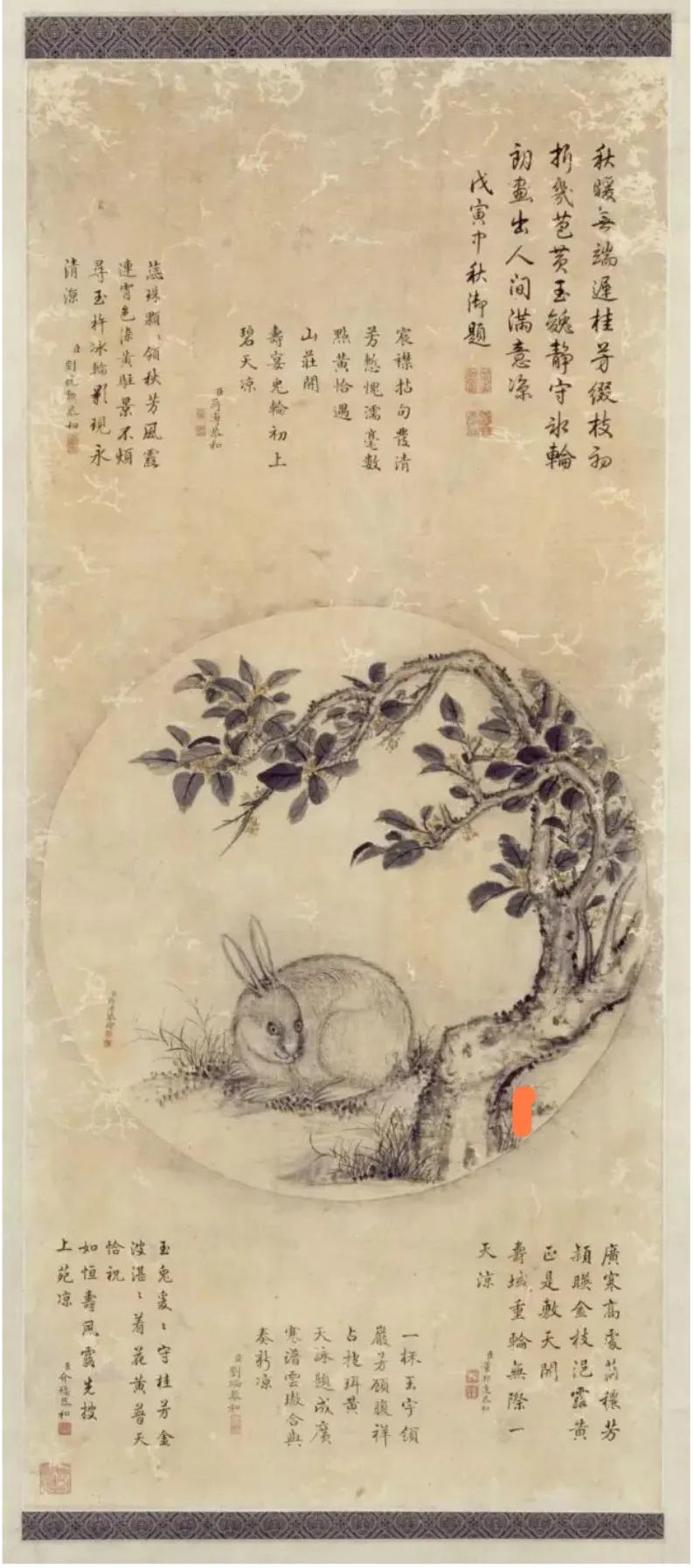 第五十五节绘画课【动物提高】玉兔望月