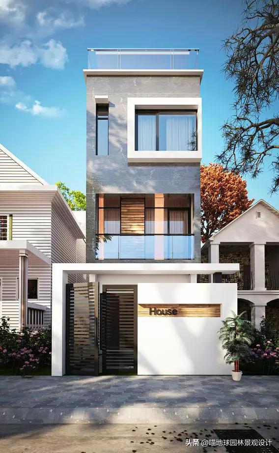 别墅庭院大门入口设计效果图,别墅庭院花园效果图大全集