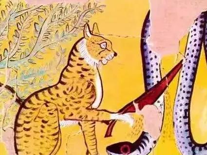 古埃及猫的地位,中世纪猫抓老鼠