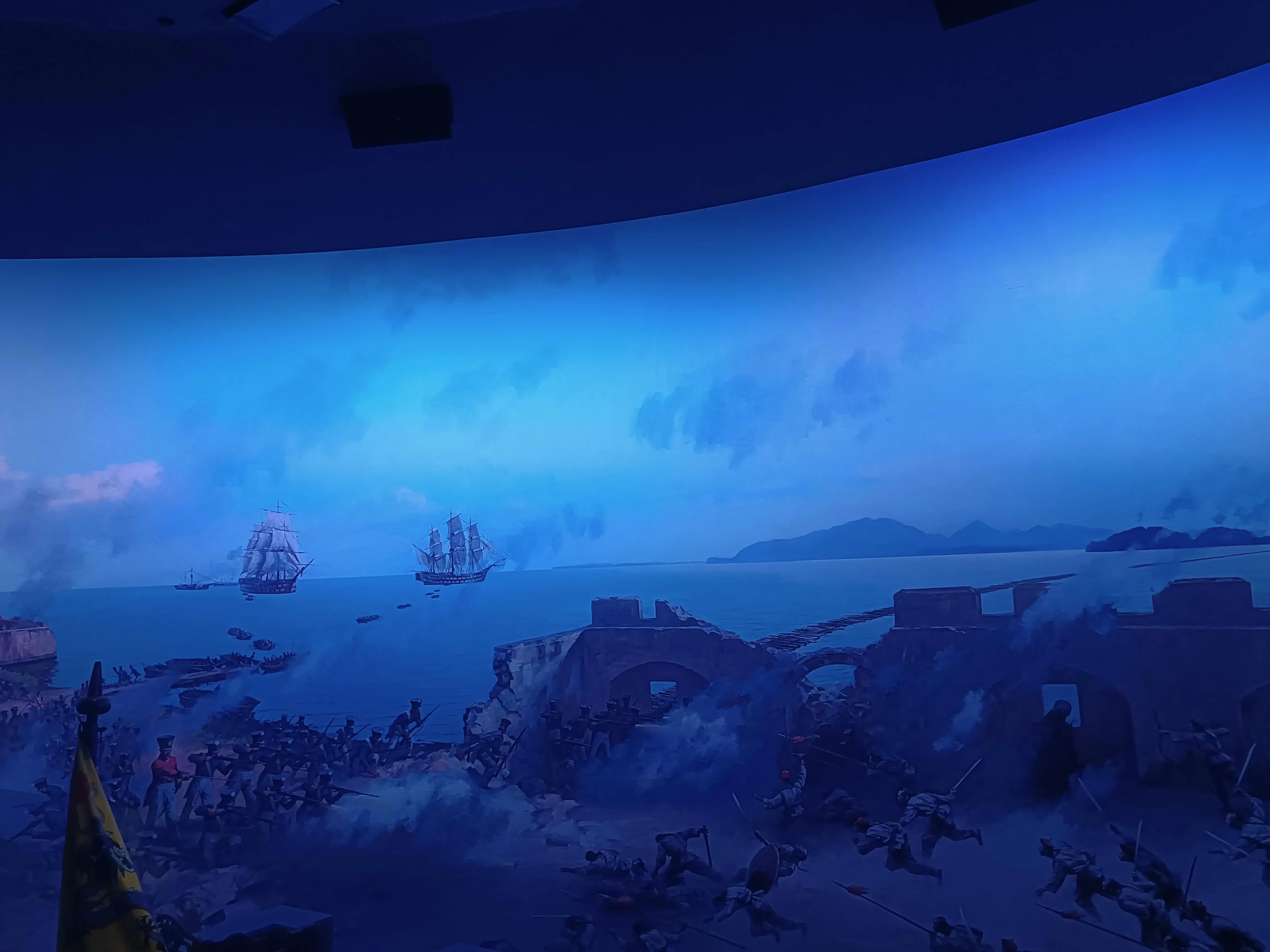 虎门海战博物馆离威远炮台远吗,东莞海战博物馆导游讲解