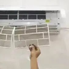 屋里空调用什么清洗比较好,高温风冷柜式空调过滤网如何清洗