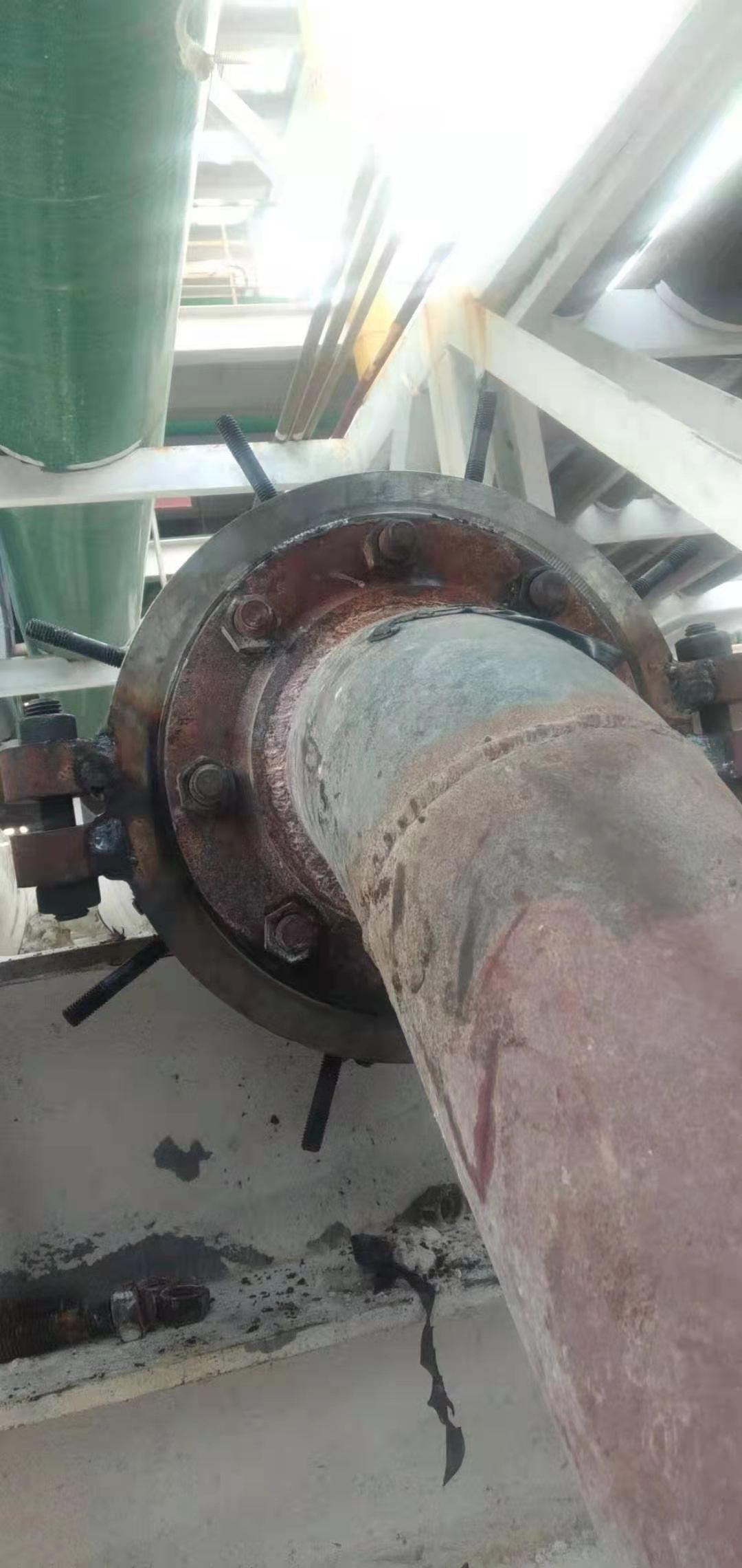 高压化工管道法兰堵漏,高压法兰盘渗漏处理