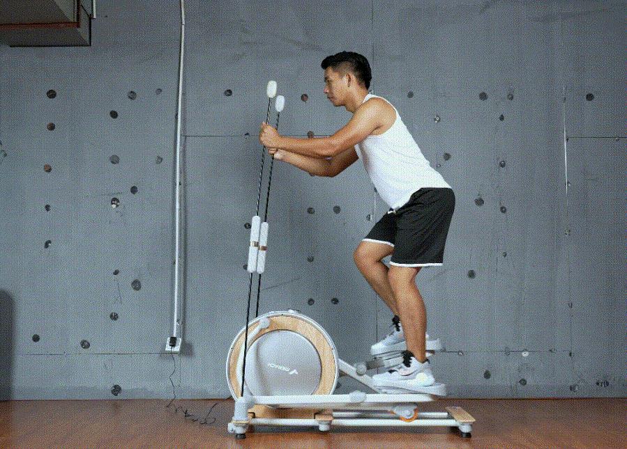 广西赵又廷告诉你：这种“前驱后翘”椭圆机，真是太刺激了