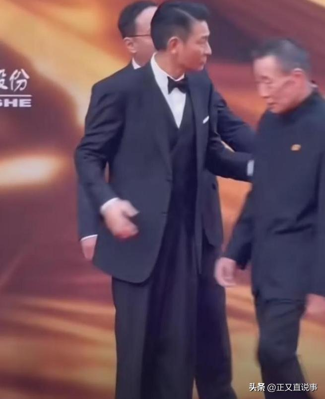 华表奖刘德华获奖感言,华表奖刘德华出场全场轰动视频