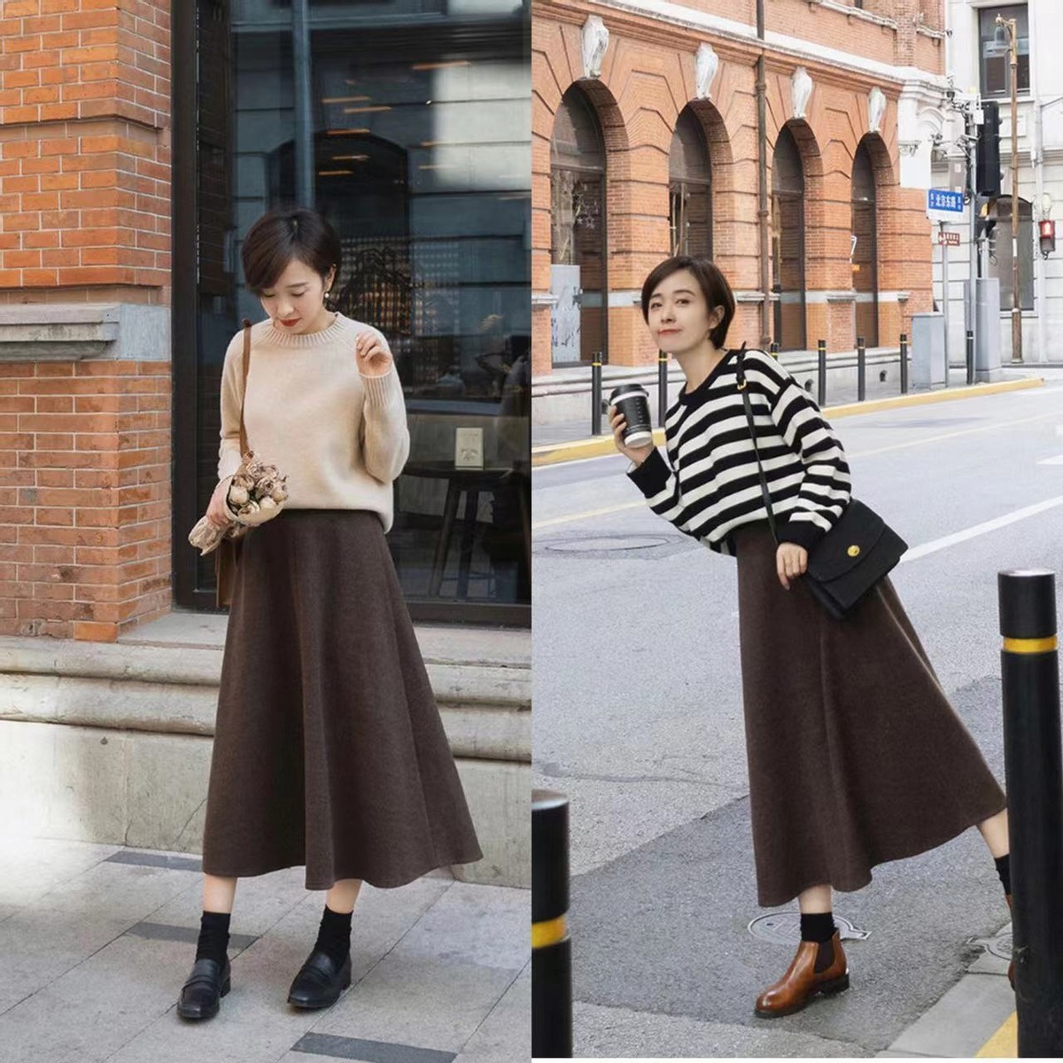 冬天穿衣服不好看怎么搭配,冬天穿裙子明明很时髦没毛病