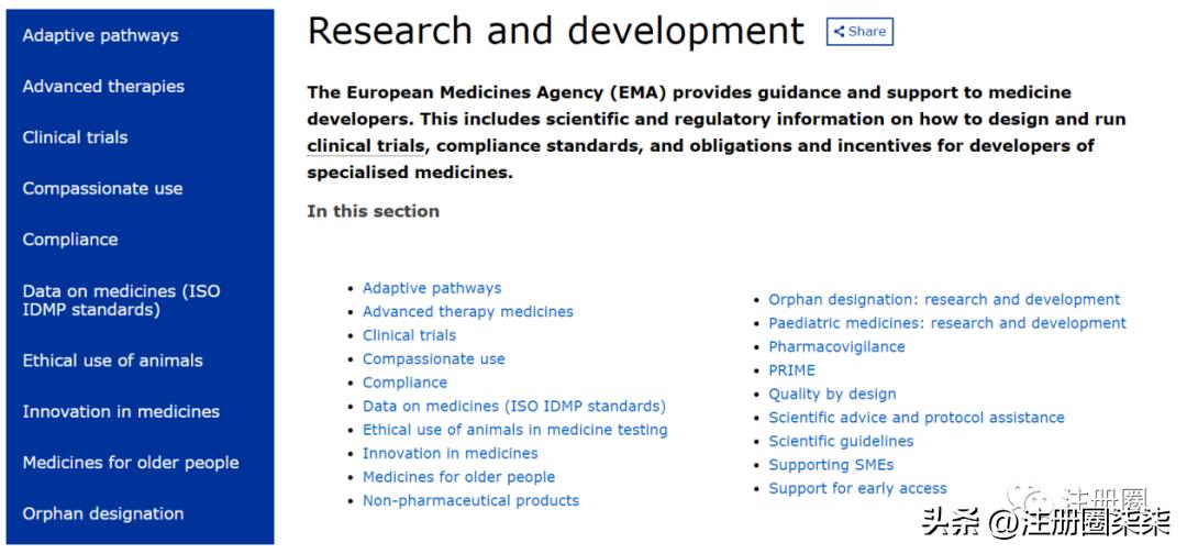 欧洲药管局ema,欧盟百科内容