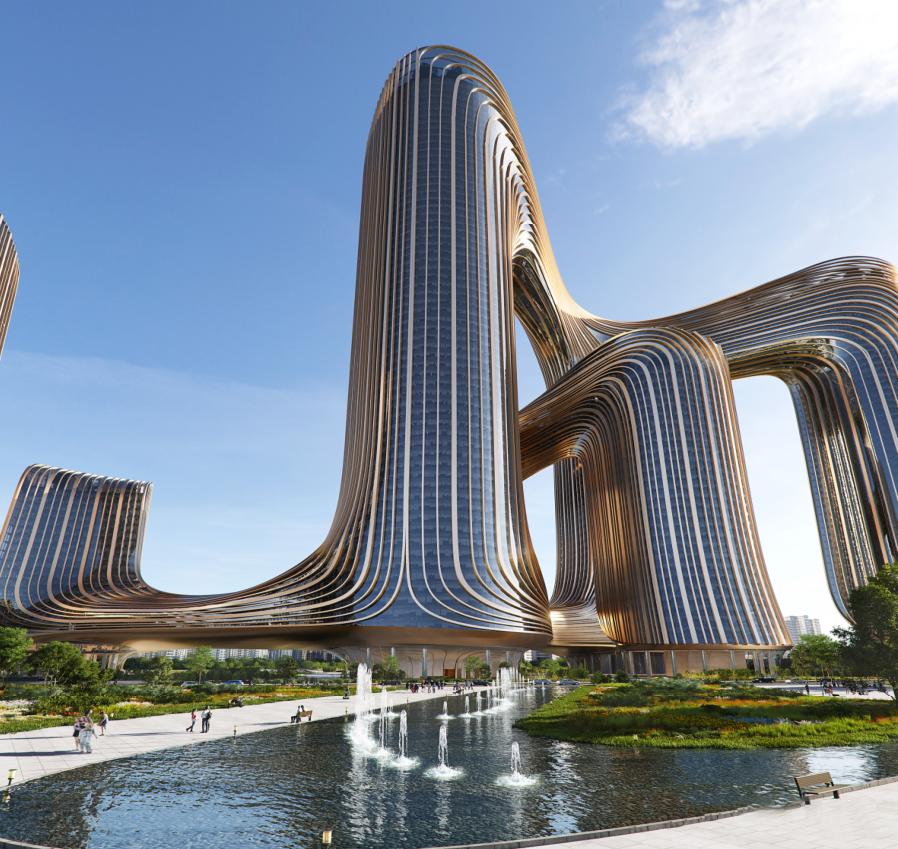 武汉未来城建地标,武汉华中科学生态城项目进展