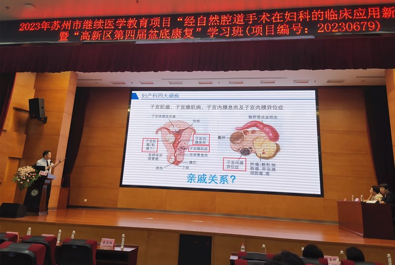 苏高医举办经自然腔道手术在妇科的临床应用新进展学习班