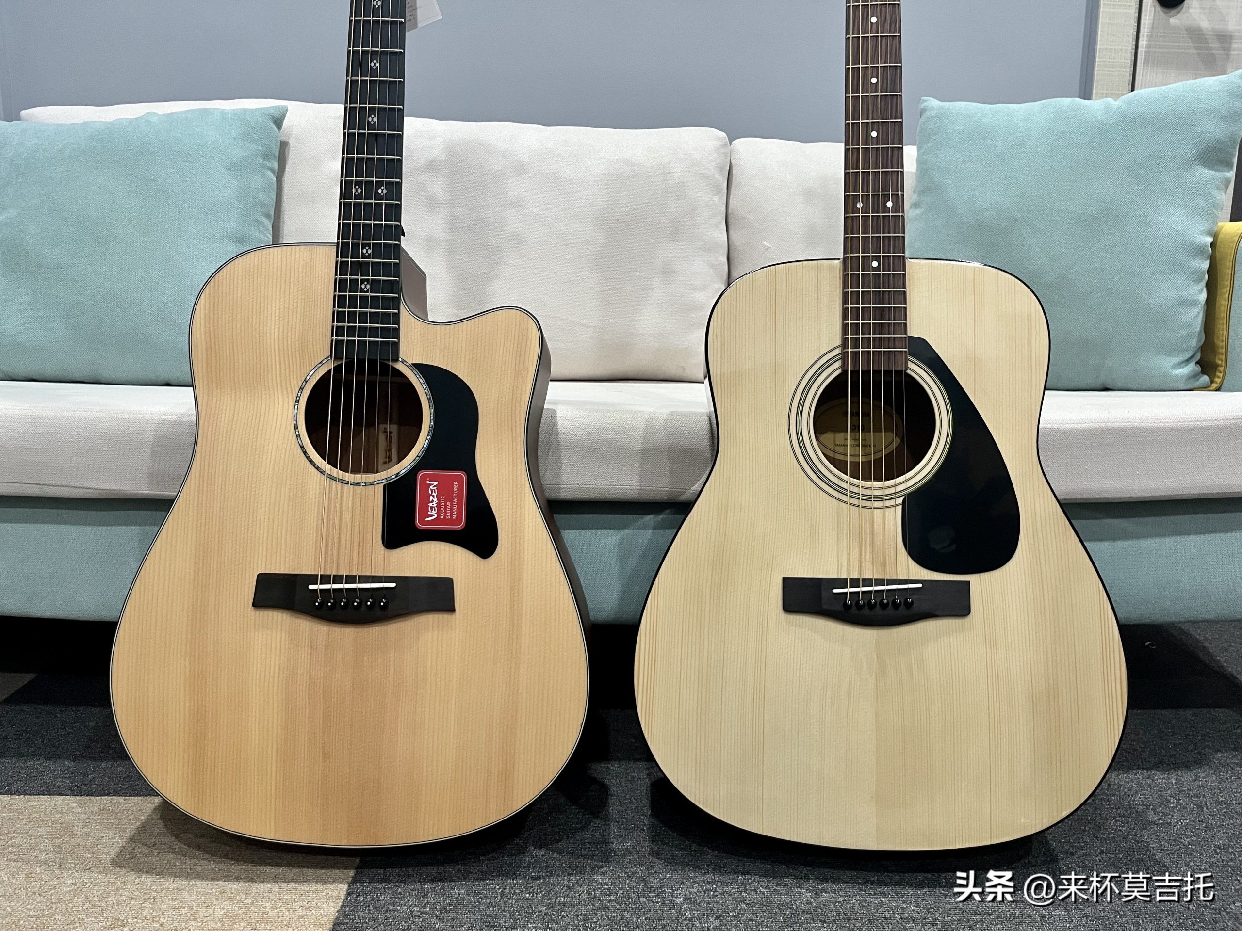 雅马哈f310和费森clr300哪个好,新手吉他选恩雅还是木质