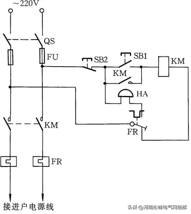 零基础电工接线电路图大全,电工常见电路接线图10例