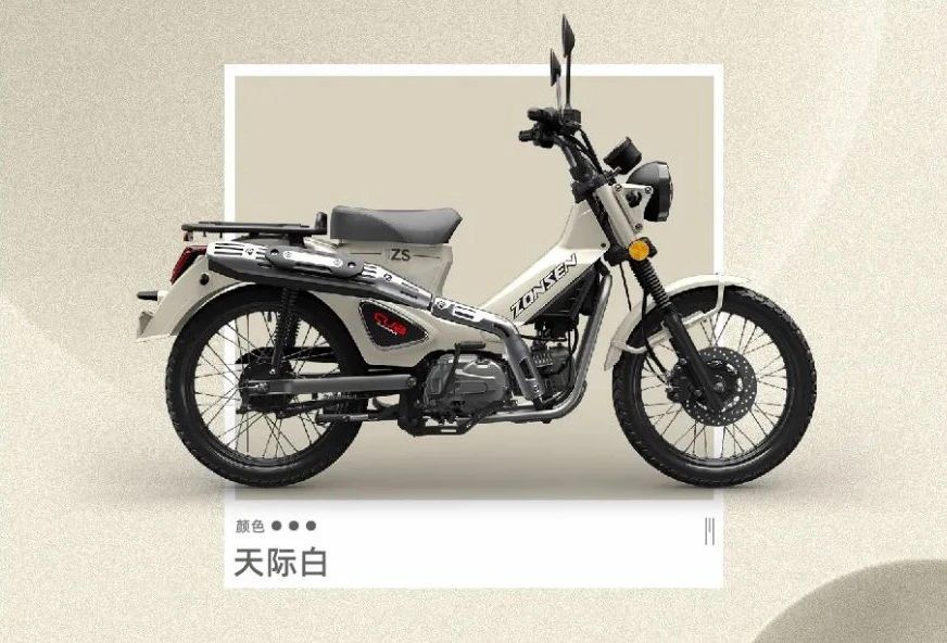 宗申幼兽zs110复古弯梁,宗申复古弯梁幼兽