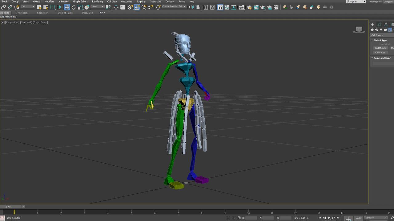 3dsmax人物教程,3dmax连接工具教程