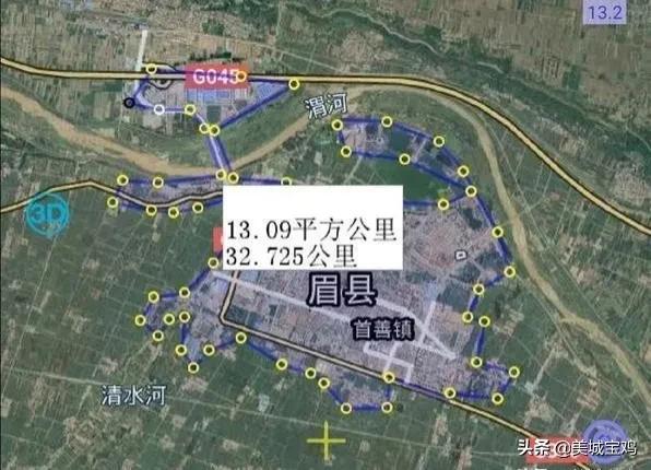 眉县自然景观,山水园林的自然风景