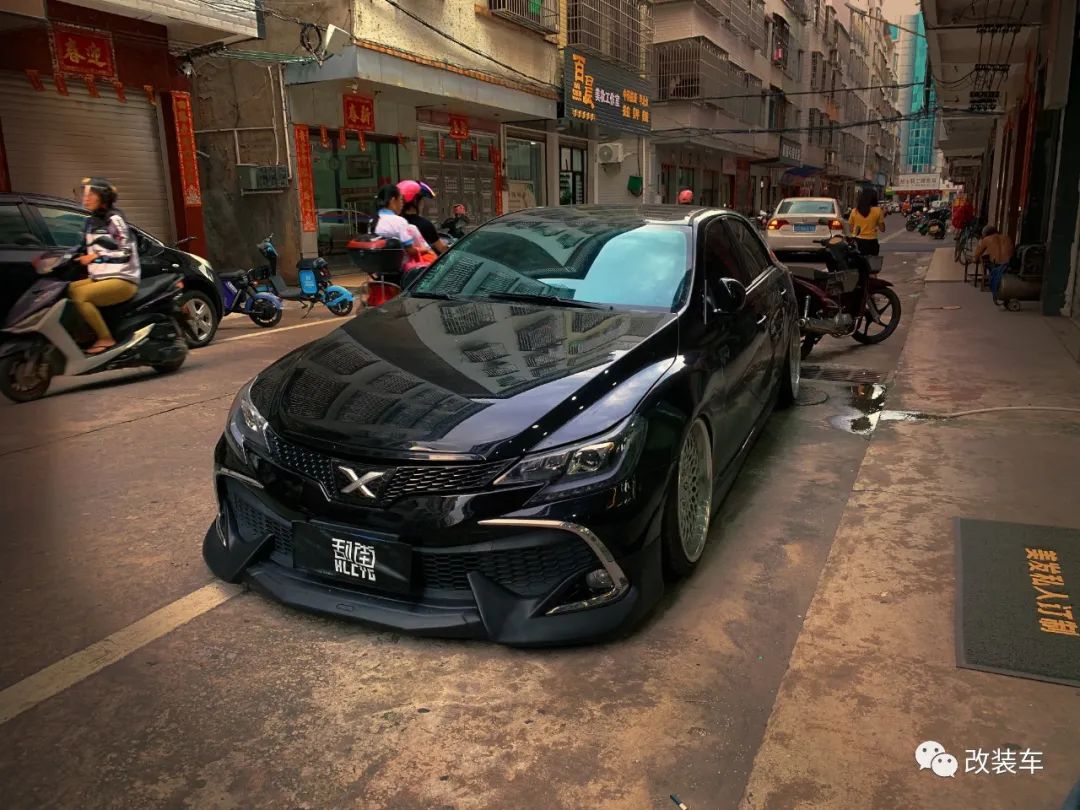 丰田锐志改低趴真实图片,丰田锐志低姿态改装的价格表
