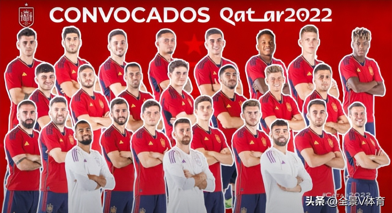 西班牙队公布世界杯大名单,西班牙队世界杯大名单英文