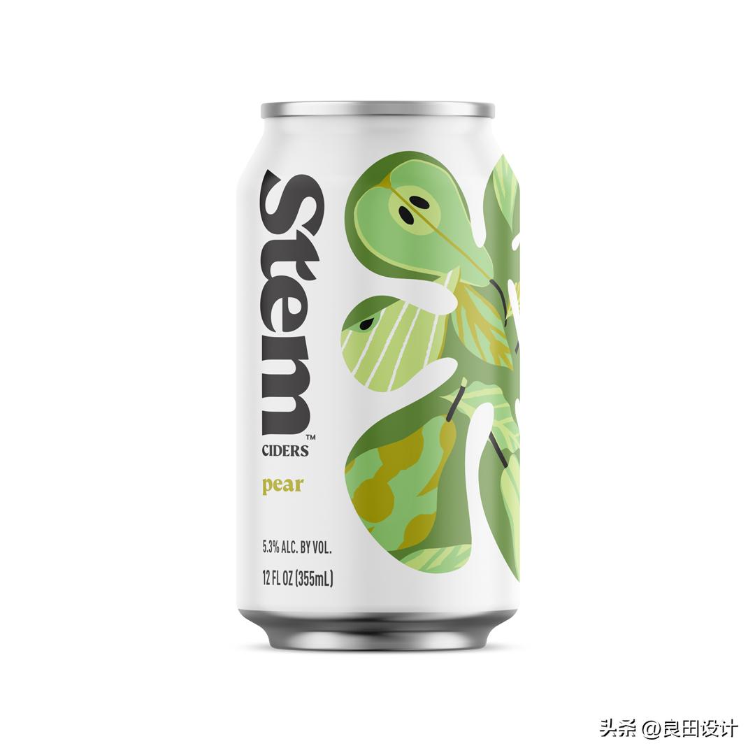 StemCiders苹果酒包装设计全面的品牌重新设计