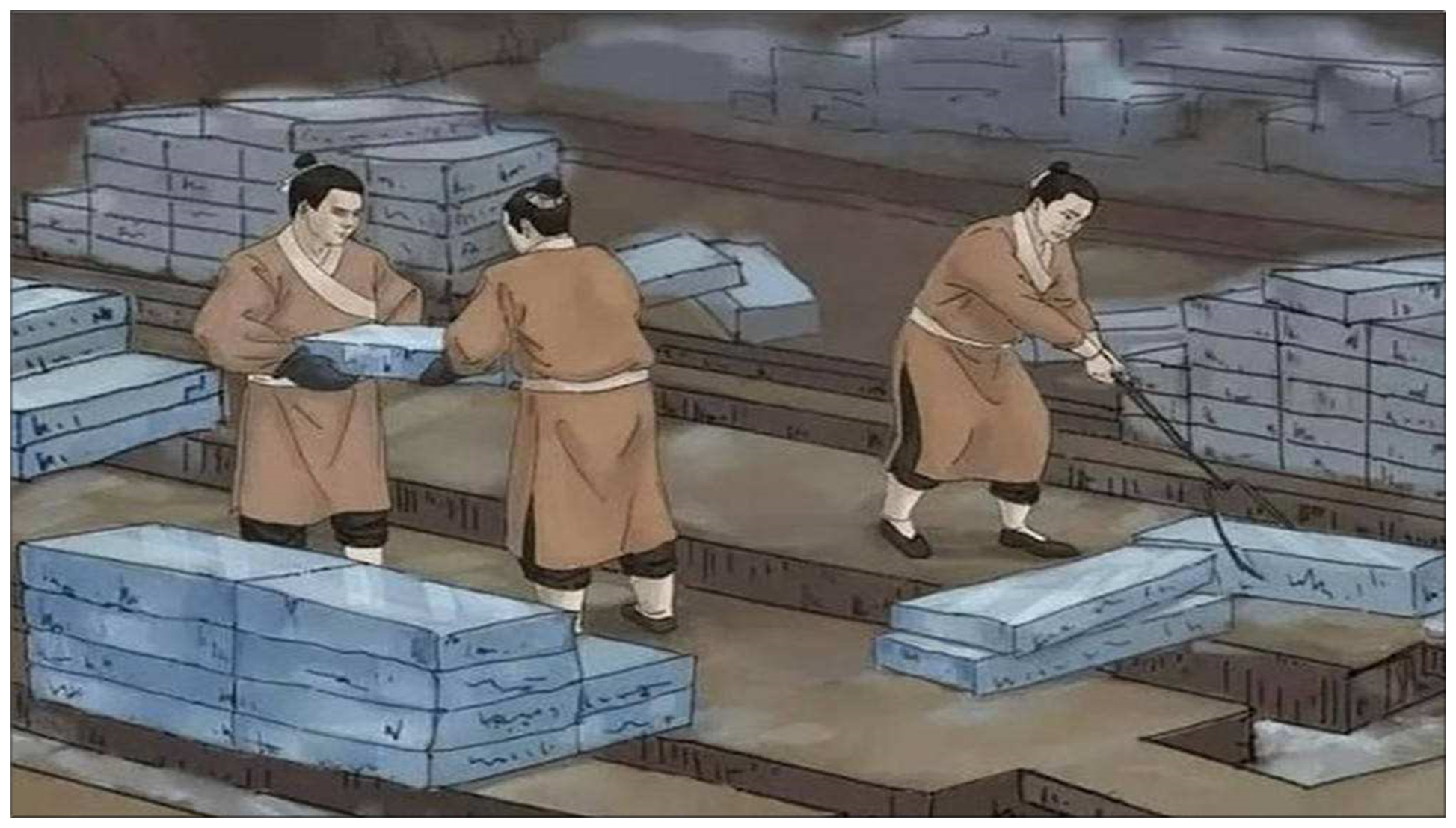 古人用热水造冰的原理,古人用开水造冰还原过程