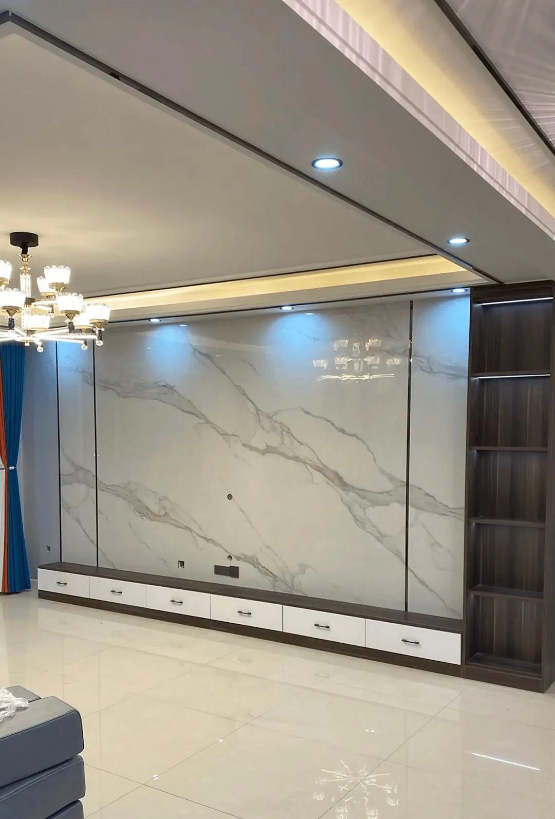 沙发背景墙简单大方好看,30款最新背景墙设计