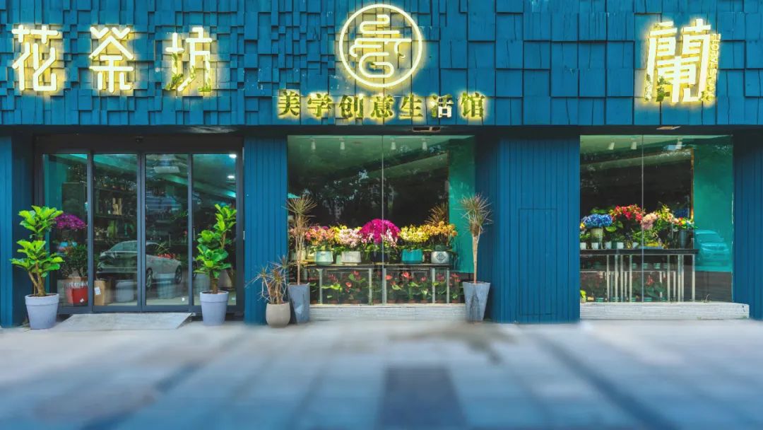 花与茶联合经营——这家500平方米的大花店，做出了一年超千万元营业额