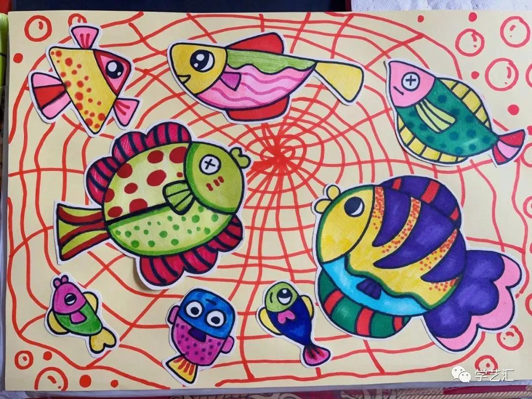 怎么画又漂亮又萌的儿童画,儿童画考级1-10级作品图片范画