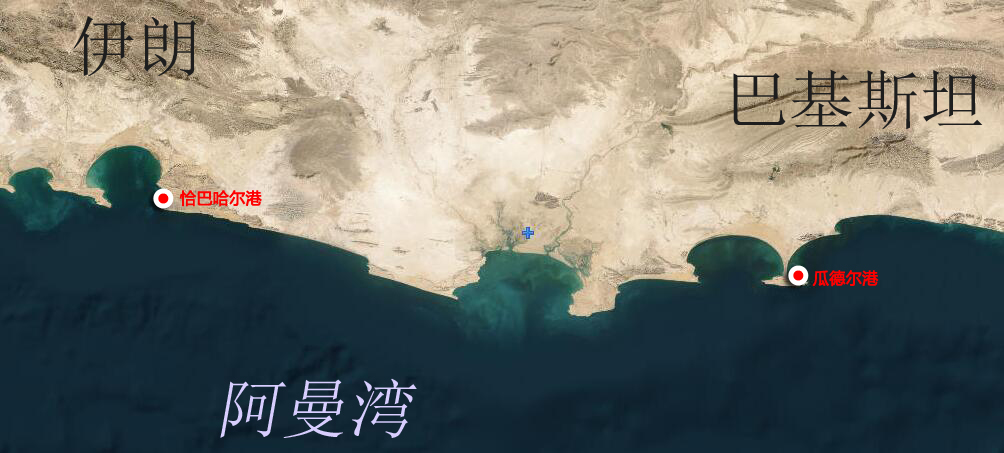 伊朗巴哈尔港规划,伊朗恰巴哈尔港地理位置