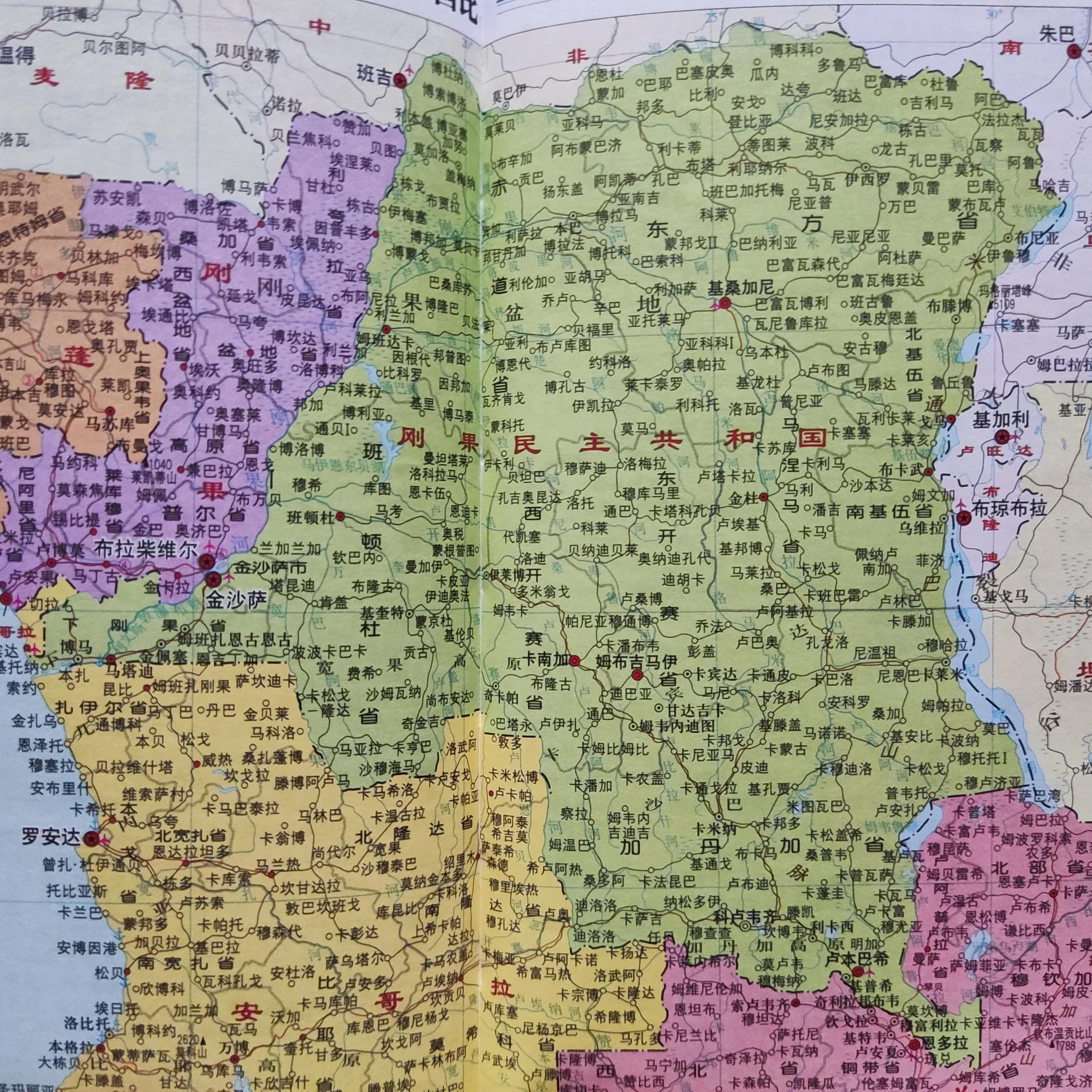 刚果布和刚果金地图,刚果金简介地图