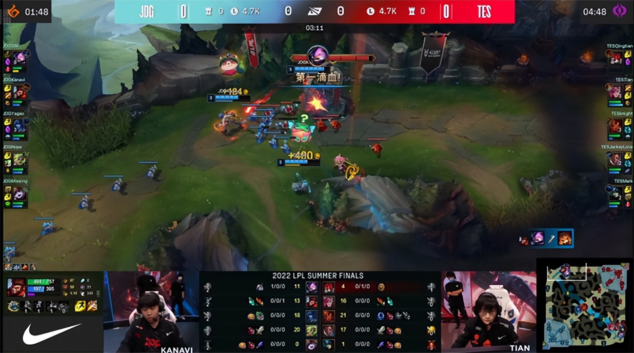 LPL夏季赛JDG胜TES,LPLJDG胜TES夺冠