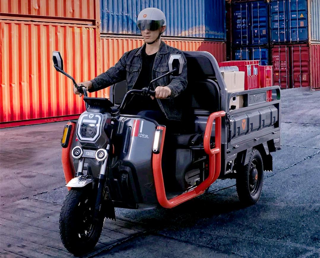 电动载货三轮车最大续航,大动力续航能力强的电动三轮车