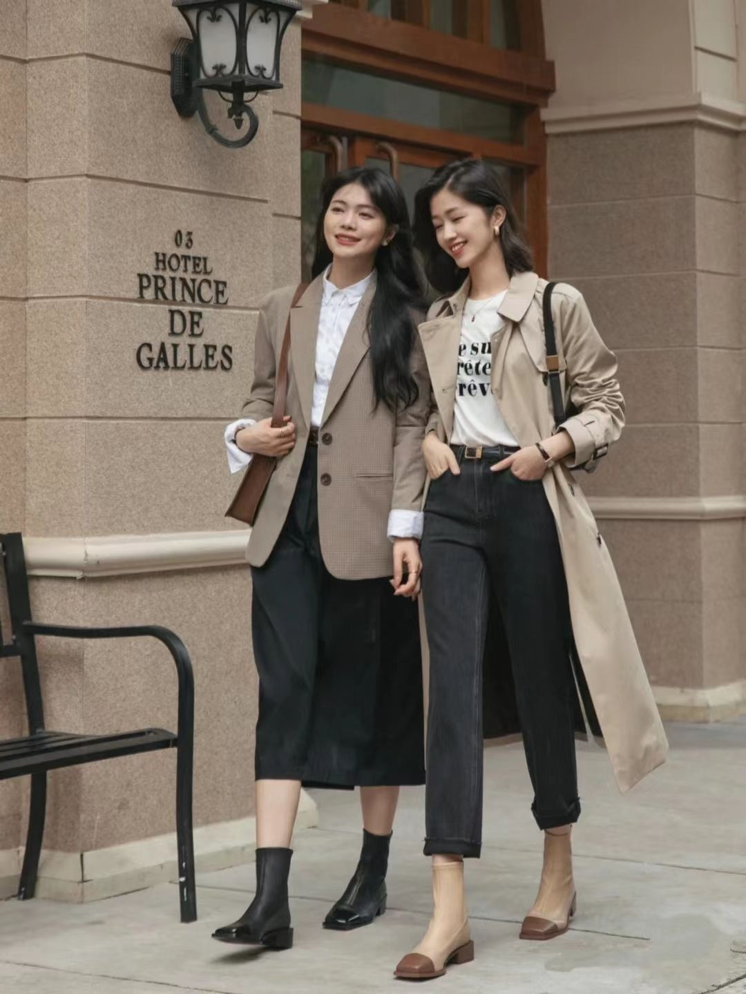 风衣穿搭女秋季搭配百褶裙,秋季风衣御姐风穿搭