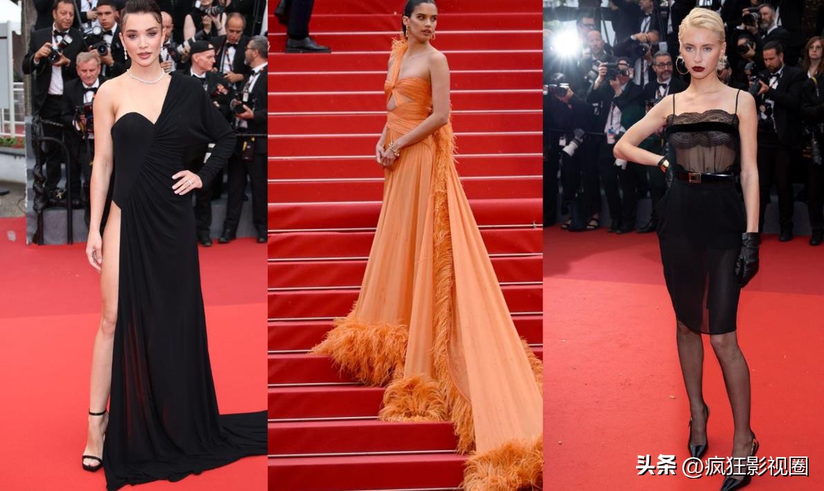 有人穿成玫瑰花，有人真空上阵，戛纳红毯走完了，谁尴尬一目了然