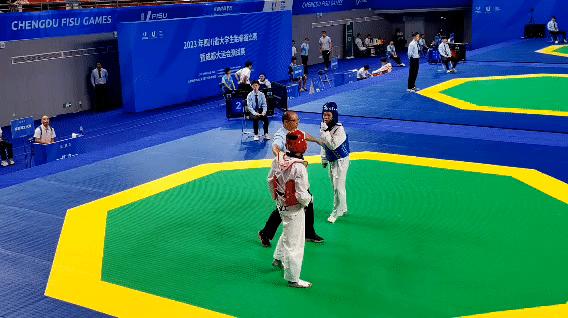 爱成都迎大运体育活动,四川大运会跆拳道测试赛