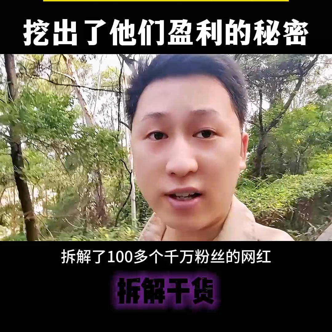 我拆解了100多个网红，挖出了他们盈利的秘密！