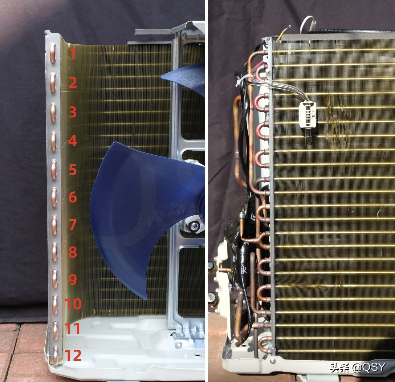 拆华凌空调N8HL11.5匹新一级单排外机带电子膨胀阀