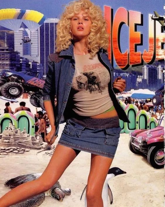 时尚轮回到超辣低腰装?网友吐槽:真当谁都有超模的细腰马甲线啊