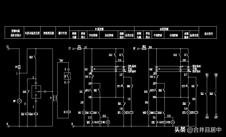 二次控制图从哪里开始看,二次控制接线识图
