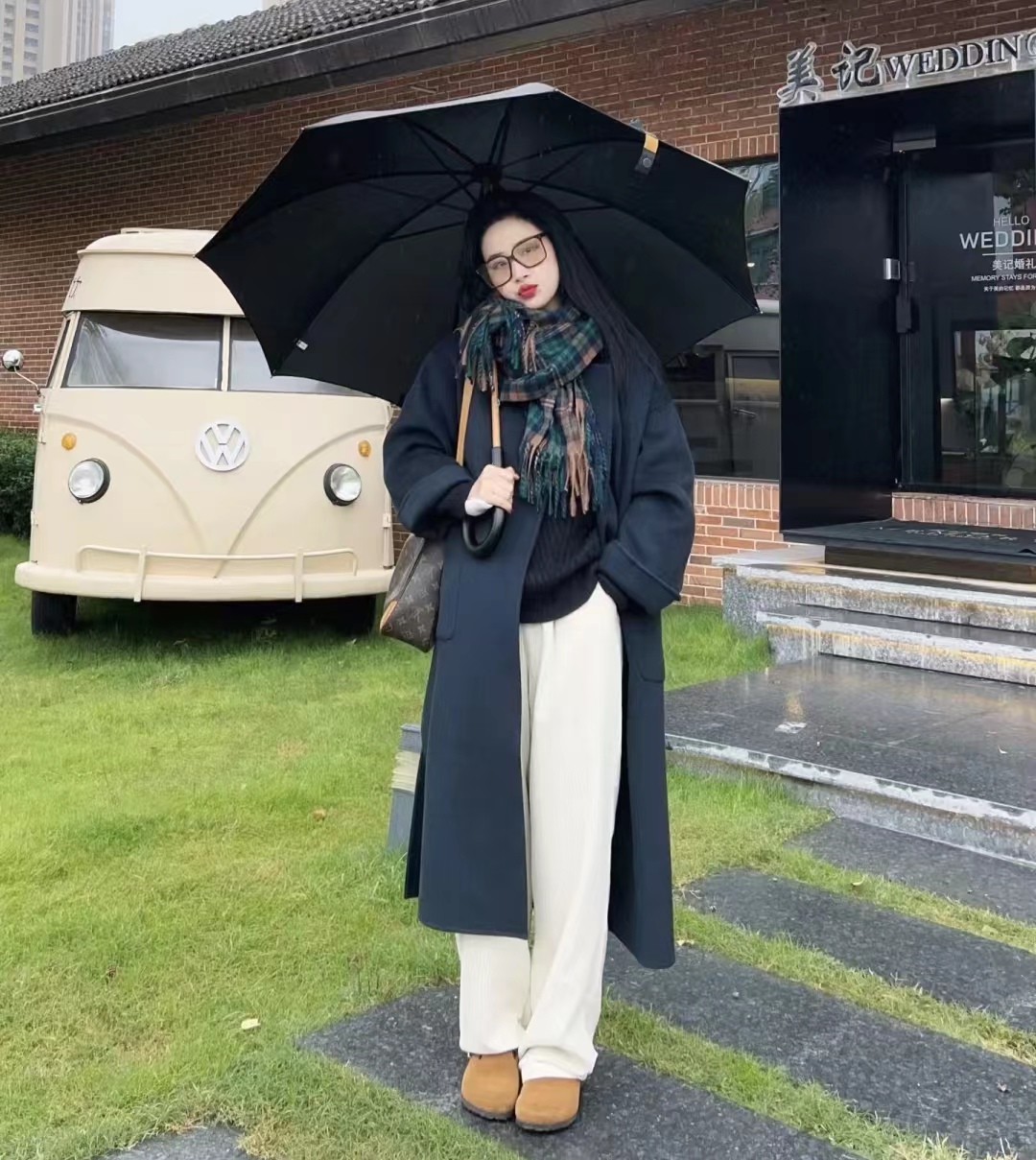 大衣30种穿搭方法,秋冬实用保暖大衣穿搭图片