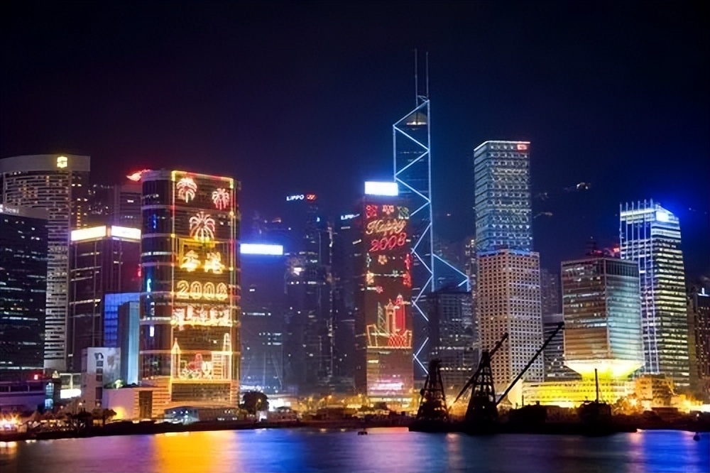 香港维多利亚港和紫荆花广场,香港大都市维多利亚港