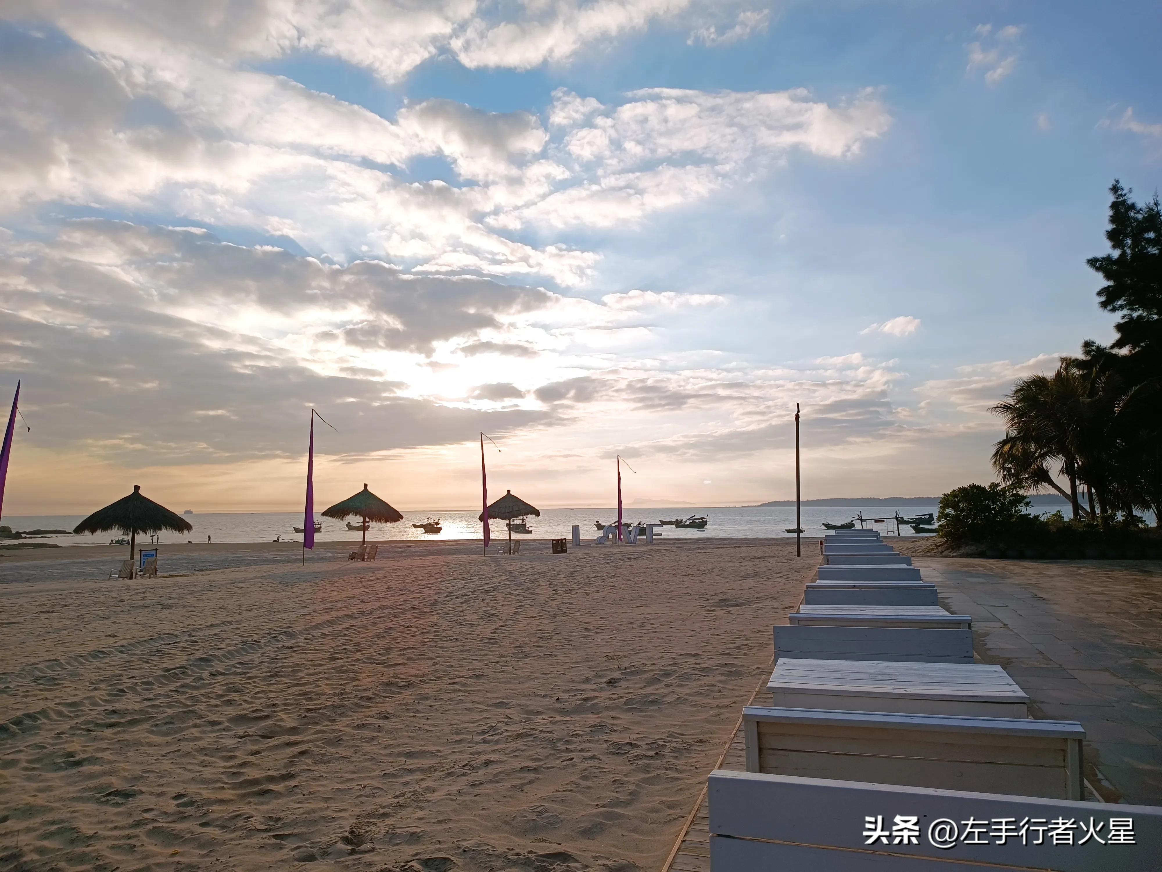 茂名浪漫海岸：落日海景美哉美哉