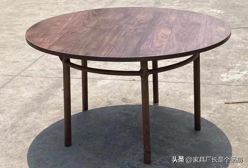 十六款新中式实木餐桌,家用实木圆餐桌轻奢风高级款